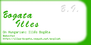 bogata illes business card
